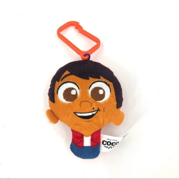 Disney Pixar Coco Miguel Clip On Keychain Plush Backpack Hanger Toy - Picture 7 of 7